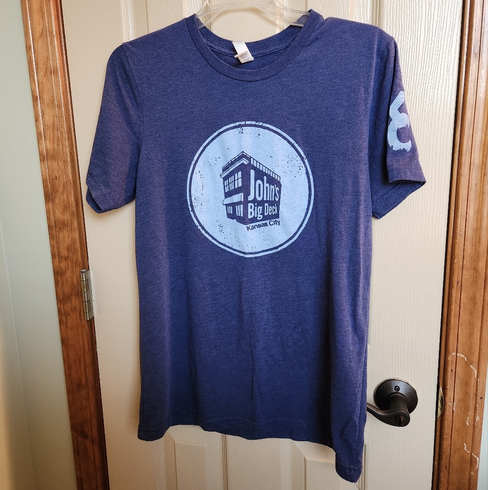 John's Big Deck KC tshirt Stay Humble Hustle Hard Medium UNISEX